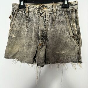 Vintage Jason Daniel’s gray acid wash Jean shorts